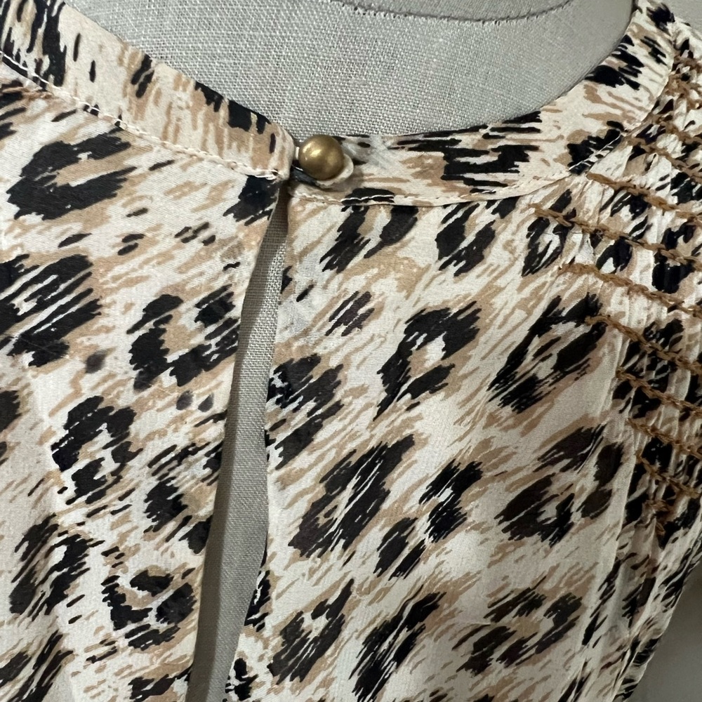 Leopard print Joie tank - Picture 6 of 8